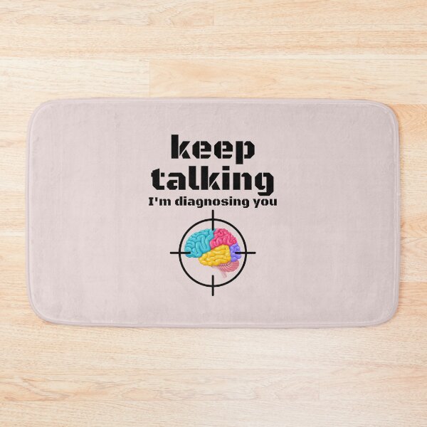 Item preview, Keep Talking I'm Diagnosing You Brain Colours designed and sold by Kubala.