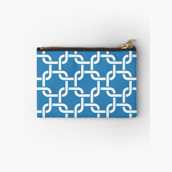 Item preview, Belize Hole Interlocking Square Pattern designed and sold by patternplaten.