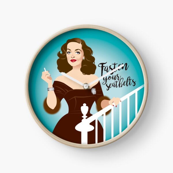 Fasten your seatbelts Clock