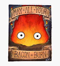 Studio Ghibli Illustration: CALCIFER #2 Photographic Print