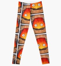 Studio Ghibli Illustration: CALCIFER #2 Leggings