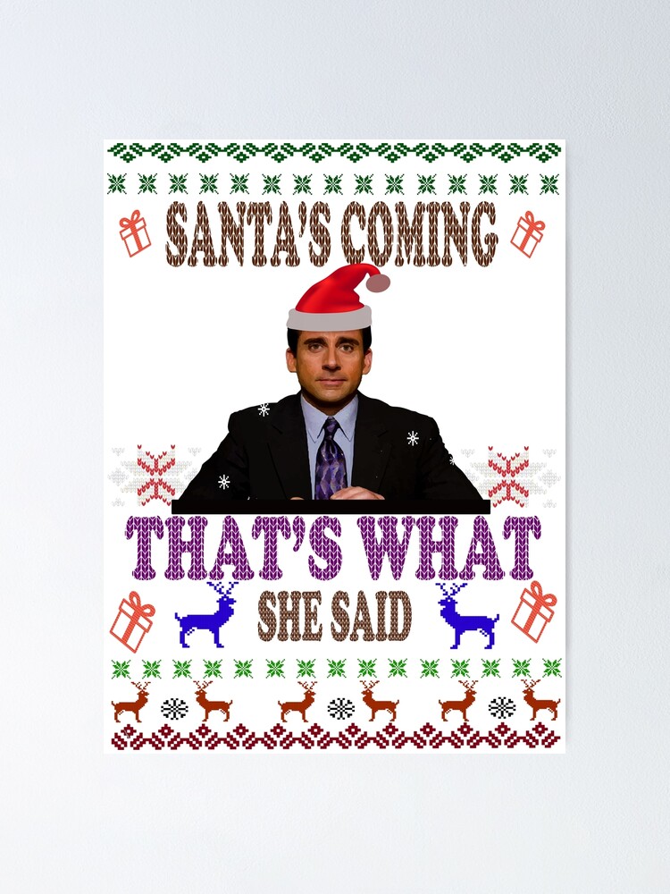 Michael Scott Christmas Card 