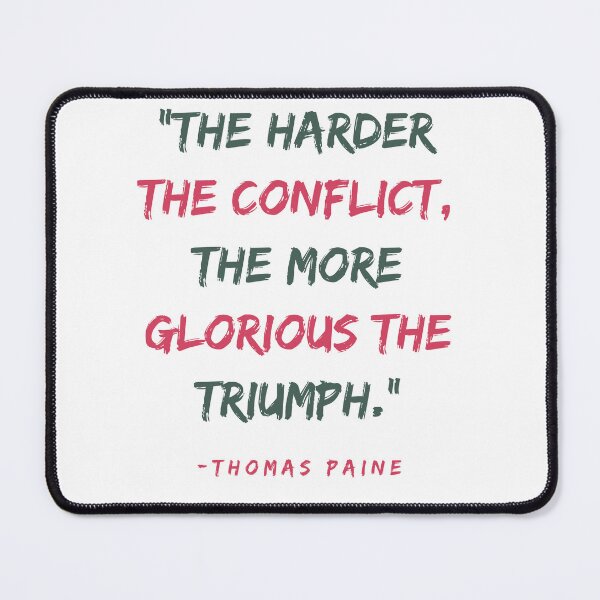 Item preview, Thomas Paine Quote designed and sold by BBellShop.