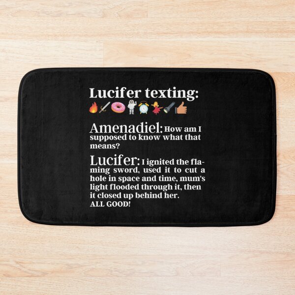 Item preview, Lucifer Texting Emojis to Amenadiel  Lucifer Morningstar  Classic  designed and sold by nogaterawiczy.