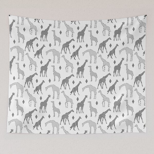 Item preview, Geometric Giraffes designed and sold by TLTextiles.