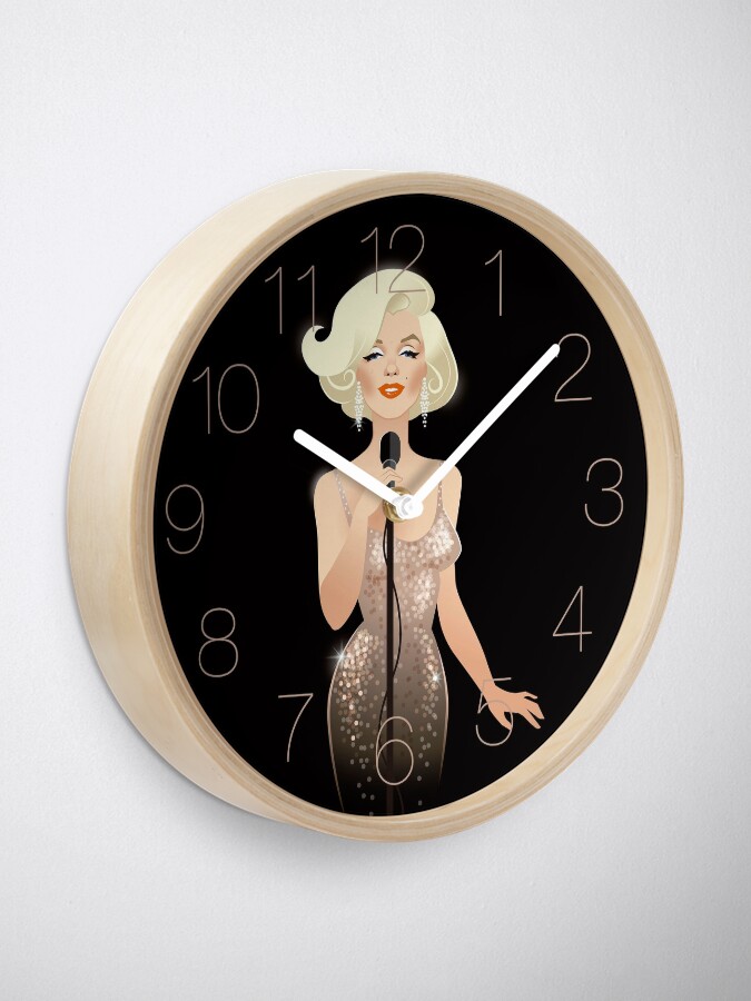 Alternate view of Happy birthday Mr. President Clock