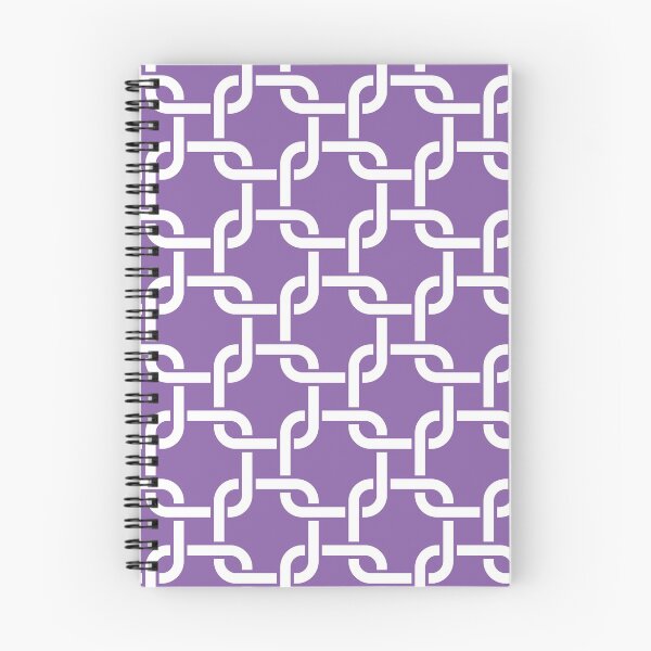 Item preview, Amethyst Interlocking Square Pattern designed and sold by patternplaten.