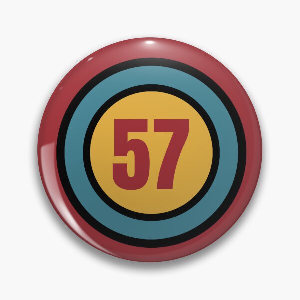 Item preview, The Number 57 - fifty seven - fifty seventh - 57th designed and sold by SirenSeventyOne.