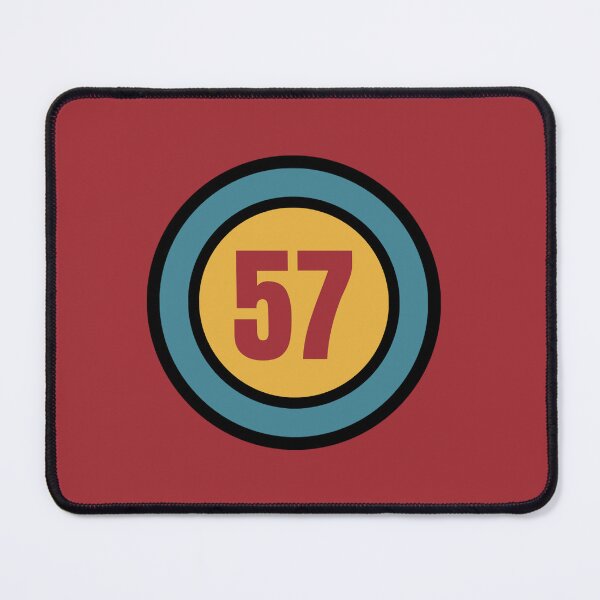 Item preview, The Number 57 - fifty seven - fifty seventh - 57th designed and sold by SirenSeventyOne.