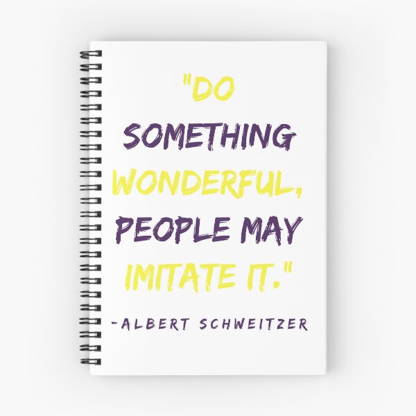 Item preview, Albert Schweitzer Quote designed and sold by BBellShop.
