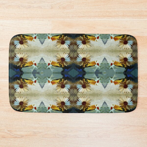 Item preview, Daisy Power Blue Brown Yellow designed and sold by SpiritGifts.