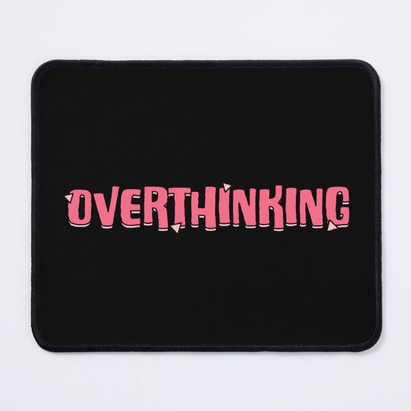 Item preview, Overthinking (red) designed and sold by PaulaPatata.