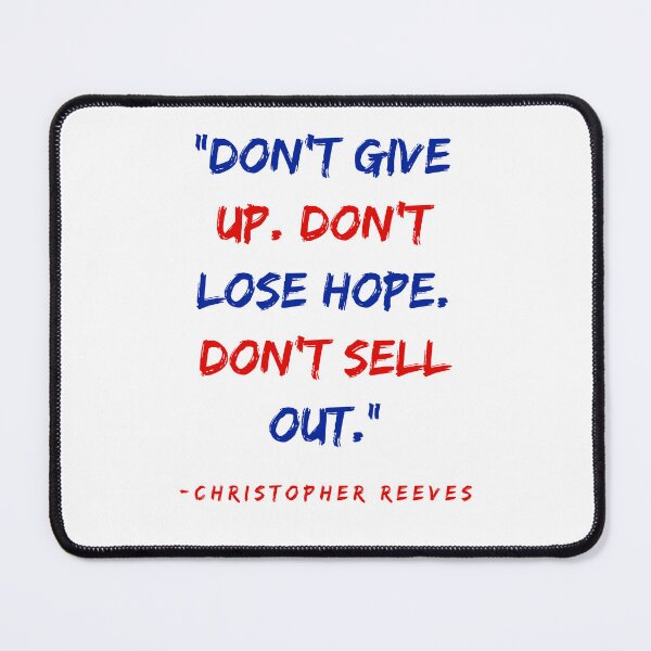 Item preview, Christopher Reeves Quote designed and sold by BBellShop.