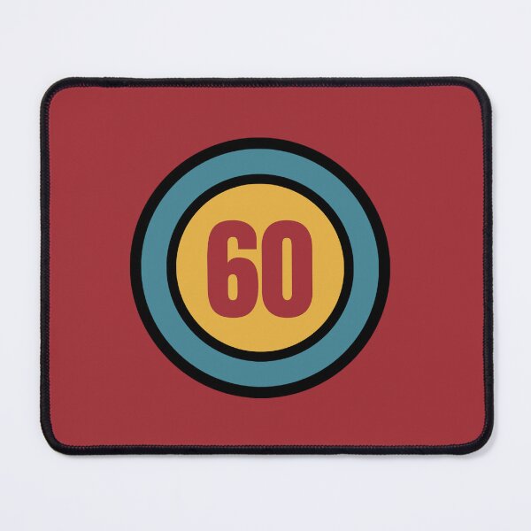 Item preview, The Number 60 - sixty - sixtieth - 60th designed and sold by SirenSeventyOne.
