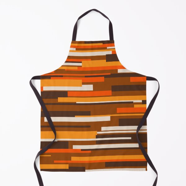 Item preview, Wright Mid Century Modern Geometric Abstract Pattern in Retro 70s Brown and Orange designed and sold by kierkegaard.