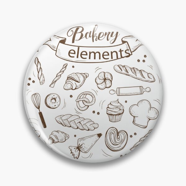 Item preview, Vintage Bakery Elements Design designed and sold by fejoa.