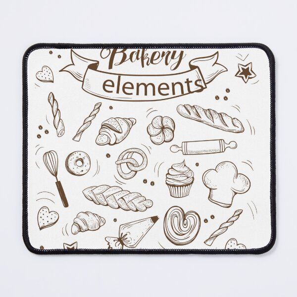 Item preview, Vintage Bakery Elements Design designed and sold by fejoa.