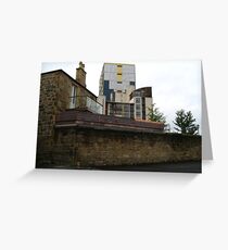 Buildings behind buildings Greeting Card
