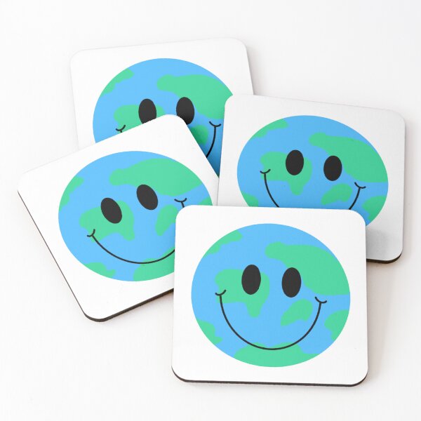 Item preview, earth smiley  designed and sold by trendstixkers.