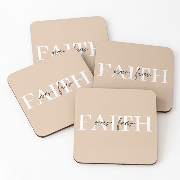 Item preview, faith over fear designed and sold by creative-duo.