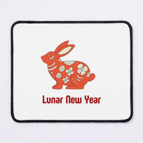 Item preview, Lunar New Year Rabbit 2023 designed and sold by SmilesandWit.