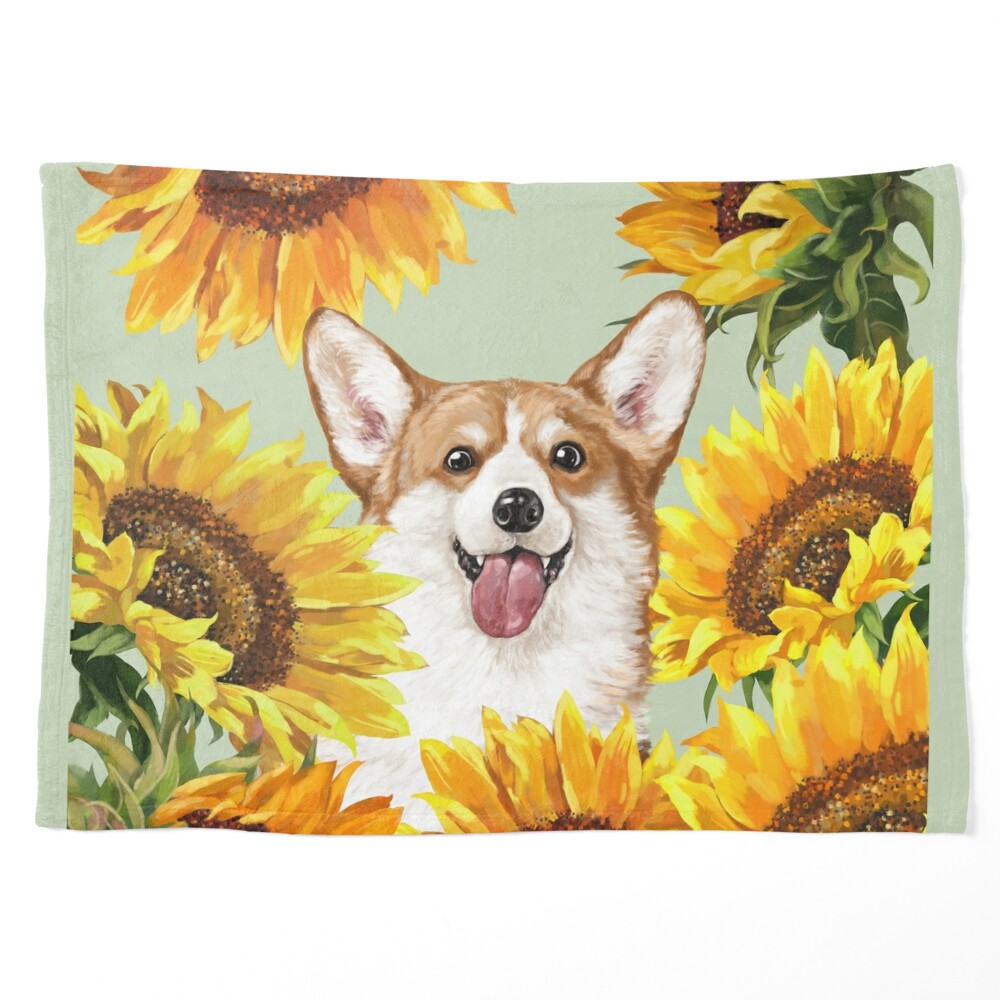  Sunflower Corgi Jigsaw Puzzle