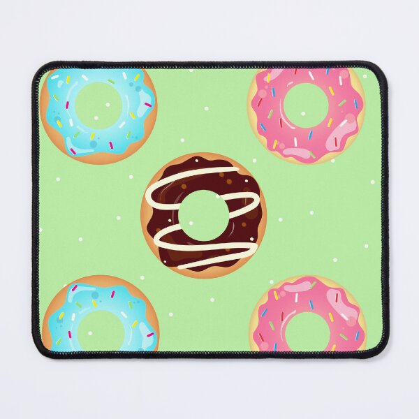 Item preview, Three Donuts Pattern- Pink, Blue, Brown designed and sold by ShubhiDesigns.
