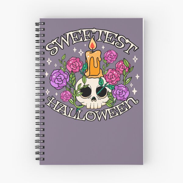 Item preview, Sweetest Halloween, Cute Skull Design, Purple Lilac Background designed and sold by TrulyEpoque.
