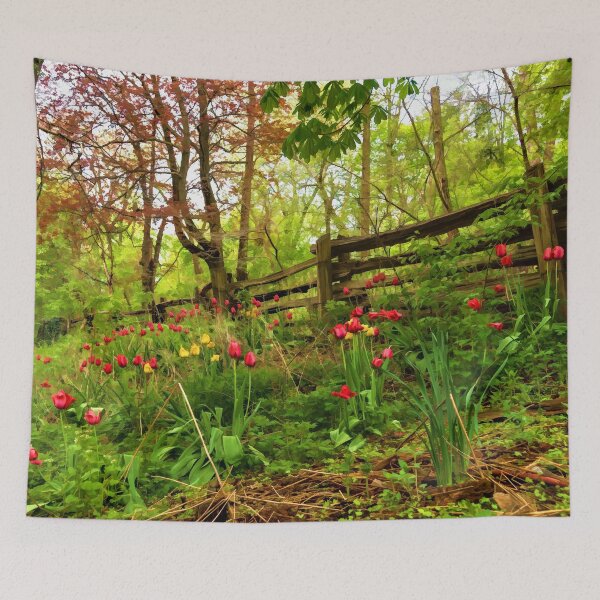 Item preview, Fresh and Colorful Hillside - Impressions Of Spring designed and sold by Georgia Mizuleva.