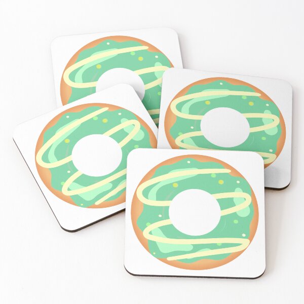 Item preview, Gracious Glazy Green Donut  designed and sold by ShubhiDesigns.