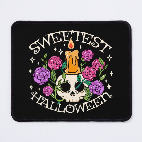 Item preview, Sweetest Halloween, Cute Skull Design, Black Background designed and sold by TrulyEpoque.