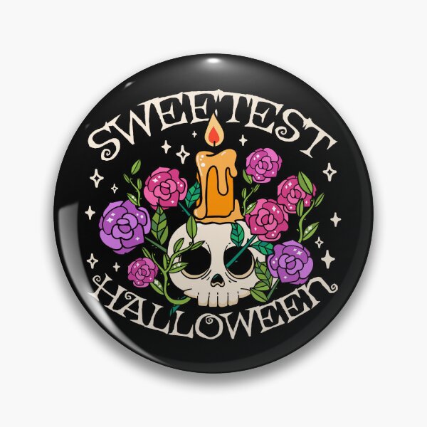Item preview, Sweetest Halloween, Cute Skull Design, Black Background designed and sold by TrulyEpoque.