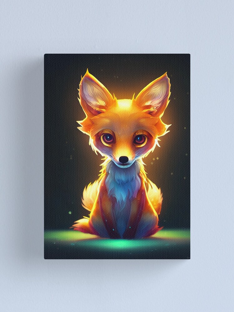 Cartoon Colorful Little Fox Diamond Painting-5d Handmade Crystal