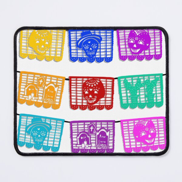 Item preview, Dia de Los Muertos Papel Picado Banner designed and sold by Cynthia De La Torre.