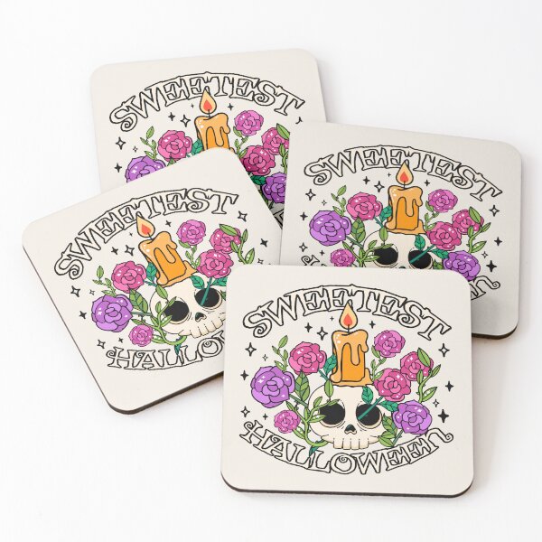 Item preview, Sweetest Halloween, Cute Skull Design, Cream Background designed and sold by TrulyEpoque.