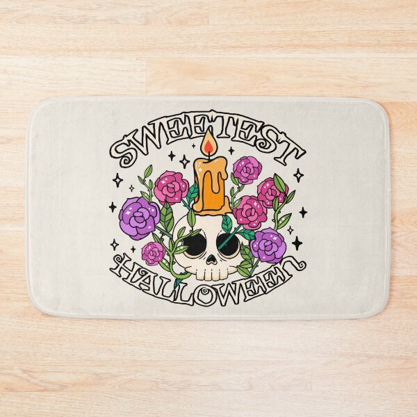 Item preview, Sweetest Halloween, Cute Skull Design, Cream Background designed and sold by TrulyEpoque.