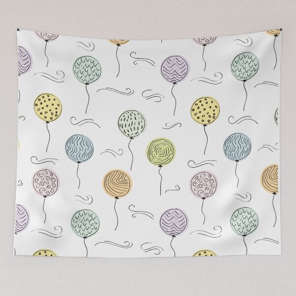 Item preview, Doodle balloons in the wind designed and sold by Bicone.