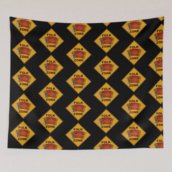 Item preview, Caution Folk Zone - Accordion Playing designed and sold by Grepthor.