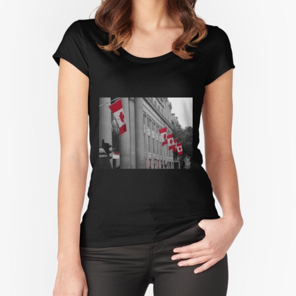 The 150th anniversary of Canada Fitted Scoop T-Shirt