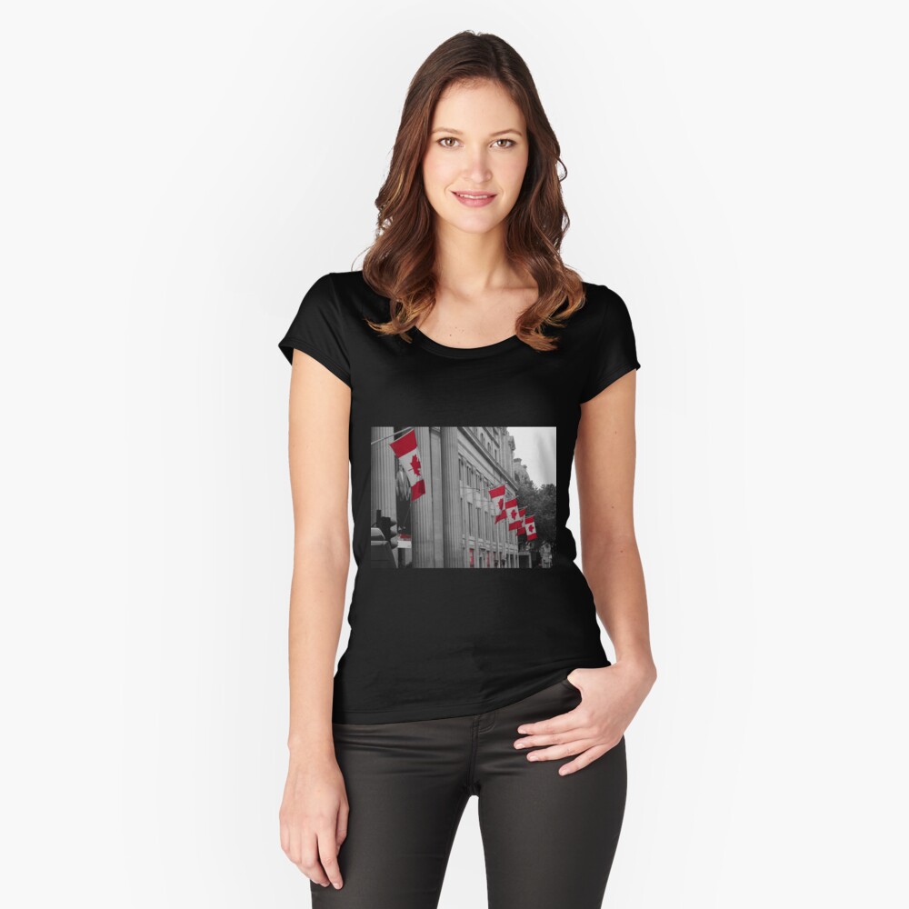 The 150th anniversary of Canada Fitted Scoop T-Shirt