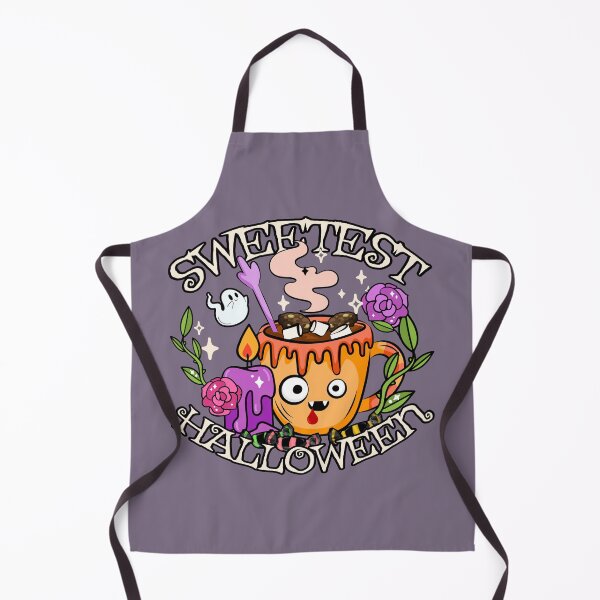 Item preview, Sweetest Halloween, Cute Halloween Hot Chocolate Design, Purple Lilac Background designed and sold by TrulyEpoque.