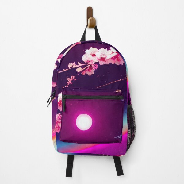 Item preview, Purple planet with Sakura in the sky and moon light. designed and sold by Stanley de Wekker.