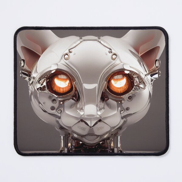 Item preview, Mechanical Cats - Brushed Metal designed and sold by theblueofmyeye.