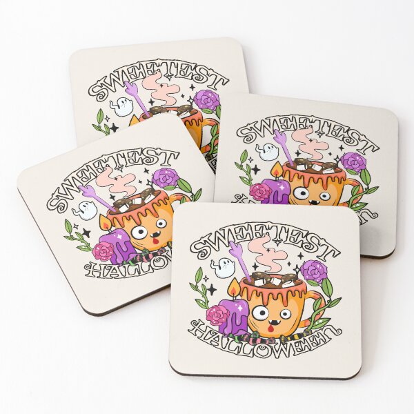 Item preview, Sweetest Halloween, Cute Halloween Hot Chocolate Design, Cream Background designed and sold by TrulyEpoque.