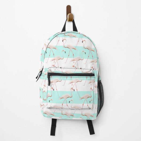 Item preview, Flamingos with blue stripes designed and sold by OxanaCerra.