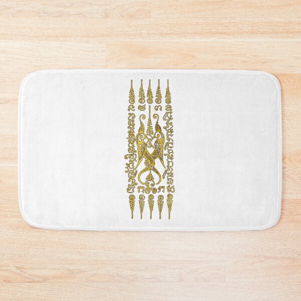 Item preview, Yantra 5 Column , Duo Mynas (Sarika) Thai Style Amulet Tattoos designed and sold by sermskr.
