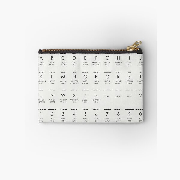 Item preview, Morse code and spelling board or radio alphabet infographic and instructions designed and sold by Iris Luckhaus.