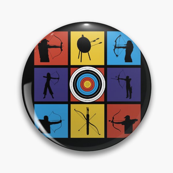 Item preview, Pop Artistic Archery Sports and Player Silhouettes designed and sold by KleverOlivier.