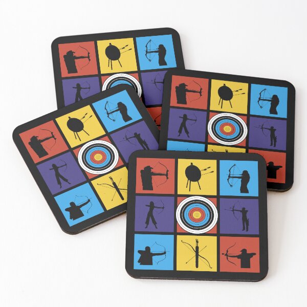 Item preview, Pop Artistic Archery Sports and Player Silhouettes designed and sold by KleverOlivier.