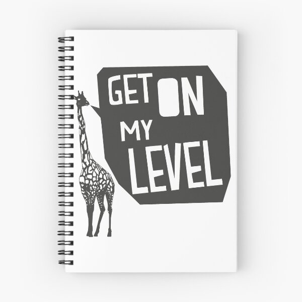 Item preview, Get On My Level Giraffe designed and sold by JaritLuin.